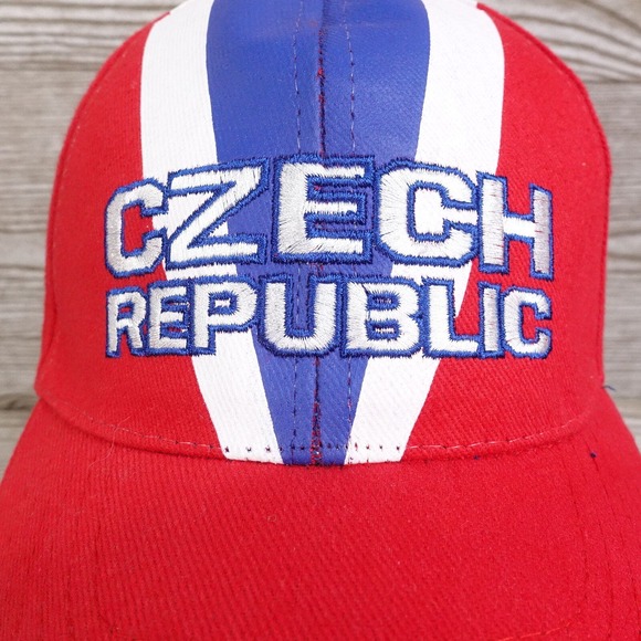 CZECH REPUBLIC TRAVEL TOURIST STRAPBACK BASEBALL HAT CAP NEW! NWT - Picture 2 of 10